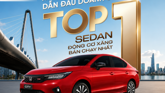 Honda City Dẫn Đầu Doanh Số Sedan Động Cơ Xăng Tháng 06/2026
