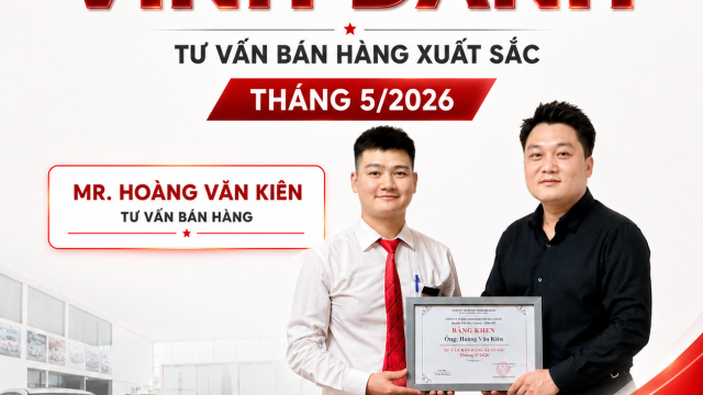 VINH DANH TƯ VẤN BÁN HÀNG XUẤT SẮC T5/2026 | Honda Ôtô Bắc Giang