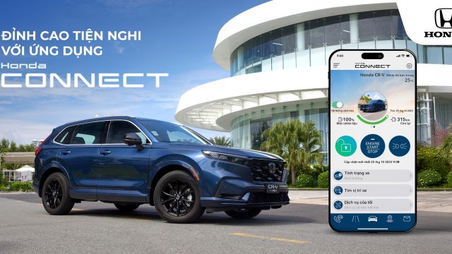 Honda CR-V: Đỉnh Cao Tiện Nghi Với Ứng Dụng Honda CONNECT