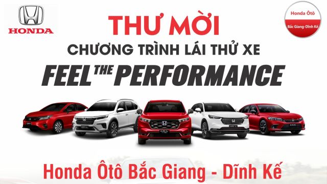 THƯ MỜI CHƯƠNG TRÌNH LÁI THỬ XE 