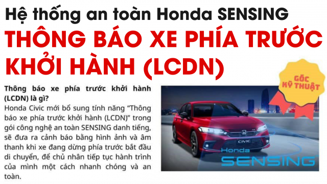 Hệ thống thông báo xe phía trước khởi hành (LCDN)