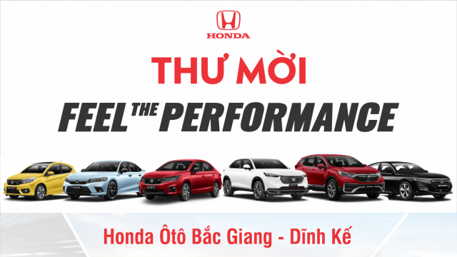 🏁 THƯ MỜI CHƯƠNG TRÌNH LÁI THỬ XE FEEL THE PERFORMANCE
