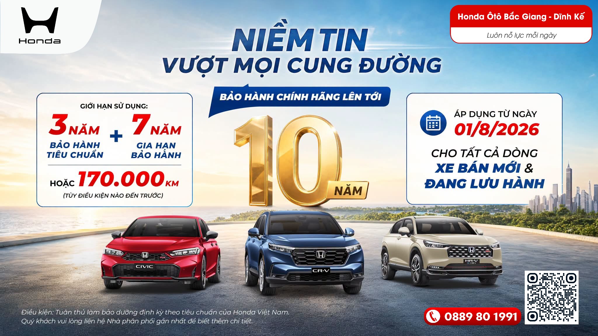 BẢO HÀNH LÊN TỚI 10 NĂM!