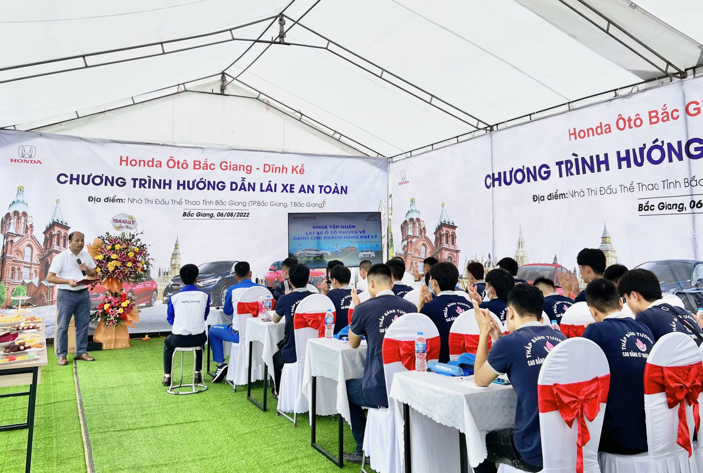 Honda Ôtô Bắc Giang - Dĩnh Kế tổ chức thành công chương trình “Hướng Dẫn Lái Xe An Toàn”