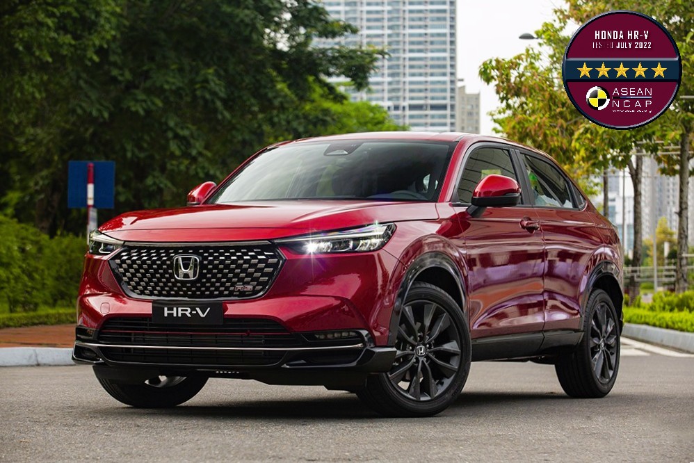Honda HR-V - mẫu crossover đạt Chứng nhận an toàn 5 sao ASEAN NCAP